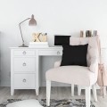 Poszewka dekoracyjna czarna 45x45 - 26790