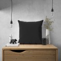 Poszewka dekoracyjna czarna 45x45 - 26794
