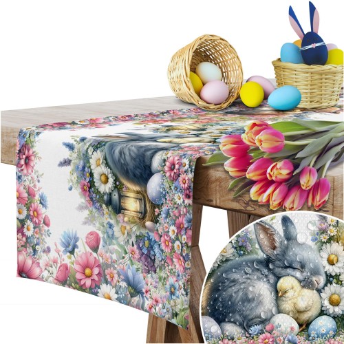 Bieżnik obrus świąteczny gładki 40x200 cm na stół Wielkanoc - 26824