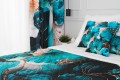 Narzuta na łóżko 160x200 motyw kwiatowy glamour - 27232