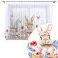 Firana na taśmie z nadrukiem 300x160 wzór świąteczny, Wielkanoc - 27334