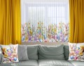 Firana na taśmie z nadrukiem 400x150 wzór świąteczny, Wielkanoc - 27381