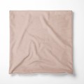  Welwetowa blady róż poszewka 40x40 - 2747