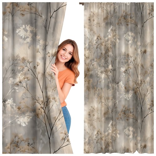 Zasłona półzaciemniająca glamour 140x250, na taśmie - 27529