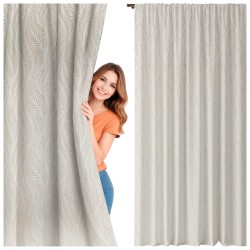 Zasłona półzaciemniająca glamour 140x250, na taśmie