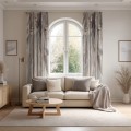 Zasłona półzaciemniająca glamour 140x250, na taśmie   - 27575
