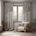 Zasłona półzaciemniająca glamour 140x250, na taśmie   - 27585