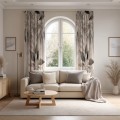 Zasłona półzaciemniająca glamour 140x250, na taśmie   - 27593