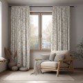 Zasłona półzaciemniająca glamour 140x250, na taśmie   - 27612