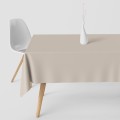 Obrus plamoodporny klasyczny beżowy 140x200 - 27737