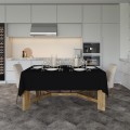 Obrus plamoodporny klasyczny czarny 140x240 - 27807
