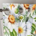 Zasłona półzaciemniająca z motywem kwiatowym 140x250 przelotki - 27814
