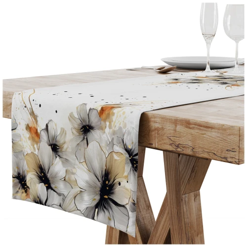 BIEŻNIK DEKORACYJNY NA STÓŁ OBRUS PLAMOODPORNY 40X220 CM GŁADKI WZÓR 0202 - 28402