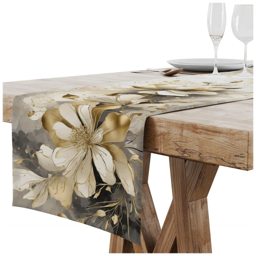 BIEŻNIK DEKORACYJNY NA STÓŁ OBRUS PLAMOODPORNY 40X220 CM GŁADKI WZÓR 0227 - 28444
