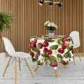 Obrus okrągły 140 cm z motywem wiśni - 28506