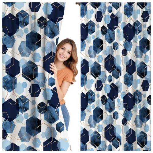 Zasłona półzaciemniająca glamour 140x160 na taśmie - 28548