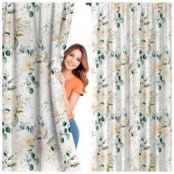 Zasłona półzaciemniająca glamour 140x160 na taśmie