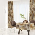 Obrus okrągły 150 motyw piór - 28954