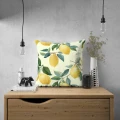 Poszewka dekoracyjna z motywem cytryn 40x40 - 29038