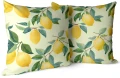 Poszewka dekoracyjna z motywem cytryny 45x45 - 29140