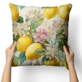 Poszewka dekoracyjna z motywem cytryny 45x45 - 29150