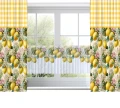 Firana zazdrostka 150x50  motyw cytryn - 29265