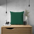 Poszewka dekoracyjna jednobarwna zielona 45x45 - 29351