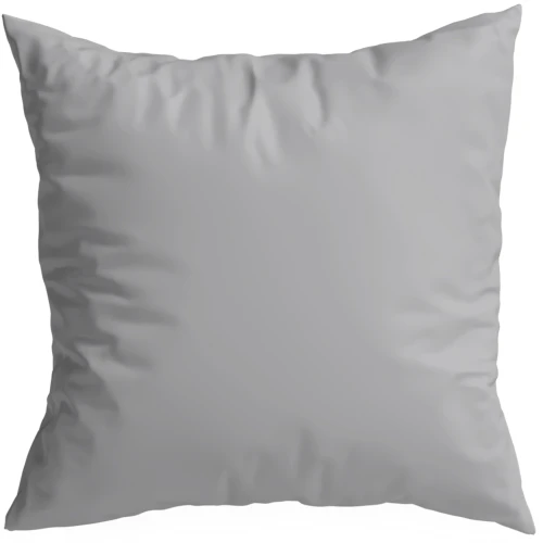 Poszewka dekoracyjna jednobarwna szara 45x45 - 29353