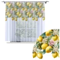 Firana na taśmie motyw cytryn 200x150 - 29470