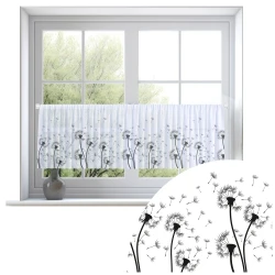 Firana zazdrostka 150x50 motyw dmuchawce 0373
