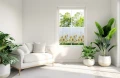 Firana zazdrostka 150x50 motyw kwiatowy 0377 - 29507