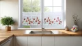 Firana zazdrostka 150x50 motyw kwiatowy 0374 - 29509