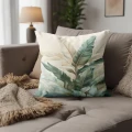  Poszewka dekoracyjna beżowa ozdobna 45x45 - 29559