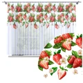 Firana na taśmie 300x150  motyw truskawek 0577 - 29656