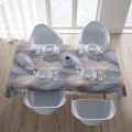 Obrus plamoodporny motyw piór 120x160 0339 - 29718