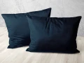 Welwetowa granatowa poszewka 40x60 5611 - 30056
