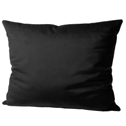 Welwetowa czarna poszewka 40x60  9077