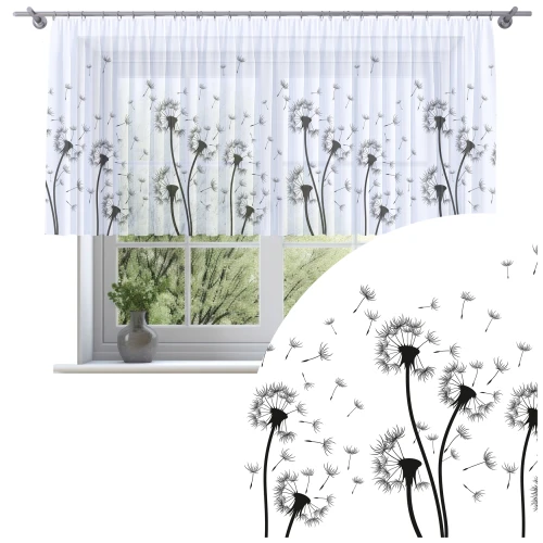 Firana na taśmie 300x120 motyw dmuchawców 0373 - 30155