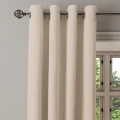 Zasłona półzaciemniająca latte na przelotkach  4108 - 30298