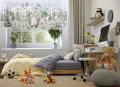 Firana na taśmie dziecięca wzór zwierzęta 0409 - 30368
