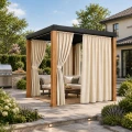 Zasłony ogrodowe do altany tarasu ogrodu 155x180 - 30446