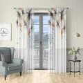 Firana na taśmie 140x240 w kwiaty 202 - 30515