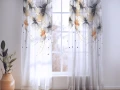 Firana na taśmie 140x240 w kwiaty 202 - 30524
