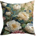 Poszewka dekoracyjna 45x45 cm wzór kwiaty 259 - 30526