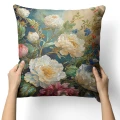 Poszewka dekoracyjna 45x45 cm wzór kwiaty 259 - 30528