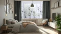 Firana na taśmie 400x160 cm wzór dmuchawce 373 - 30589