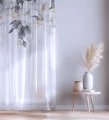 Firana na taśmie 140x230 cm wzór kwiaty 225 - 30596