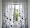 Firana na taśmie 140x250 cm wzór dmuchawce 373 - 30628