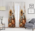 ZASŁONA GOTOWA JESIENNA NA PRZELOTKACH 140X250 CM KÓŁKA JESIEŃ 0459 - 30632