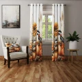 ZASŁONA GOTOWA JESIENNA NA PRZELOTKACH 140X250 CM KÓŁKA JESIEŃ 0459 - 30635